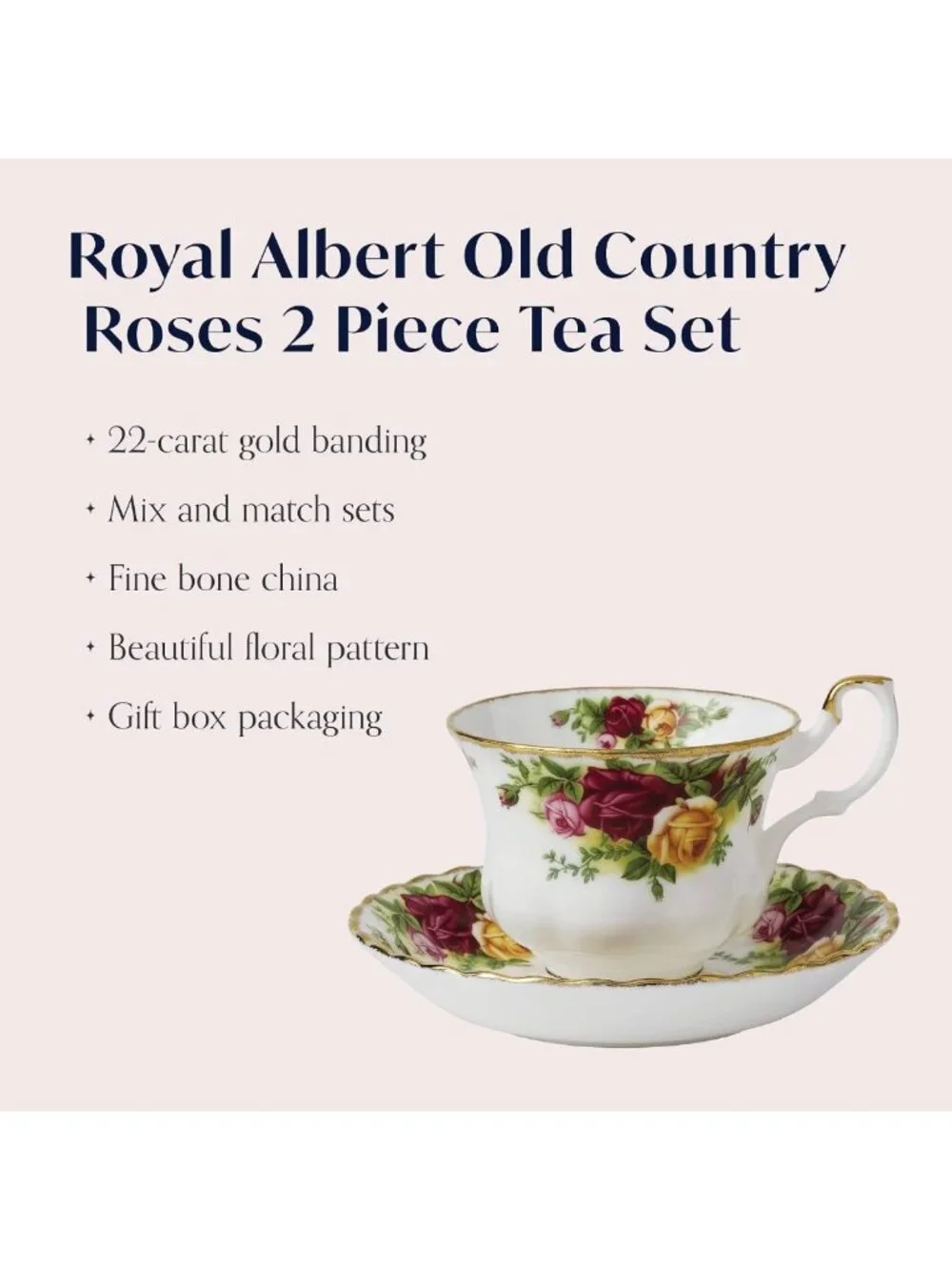 Vintage Floral Teacup & Saucer Set | Elegant Porcelain Tea Set | Perfect Gift
